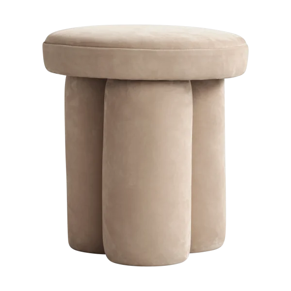101 Copenhagen Big Foot stool Ø38x43 cm Nubuck