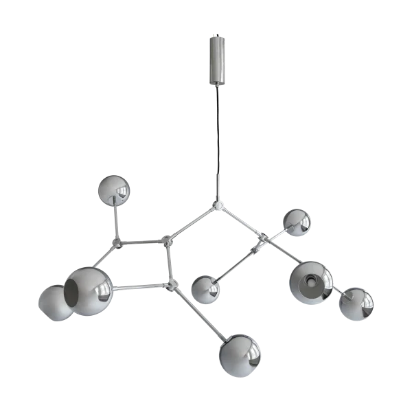 101 Copenhagen Drop Chandelier Globe chandelier Chrome