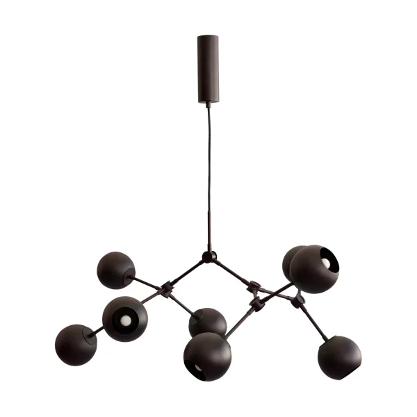 101 Copenhagen Drop Chandelier Globe mini chandelier Burned black