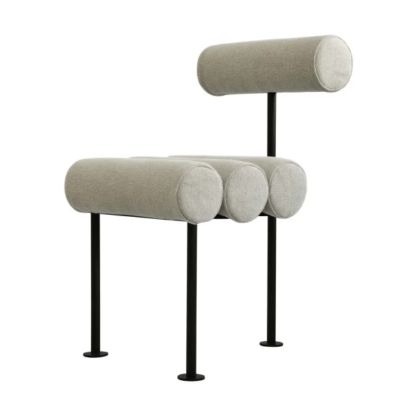 101 Copenhagen Hiro dining chair Black frame-Sand