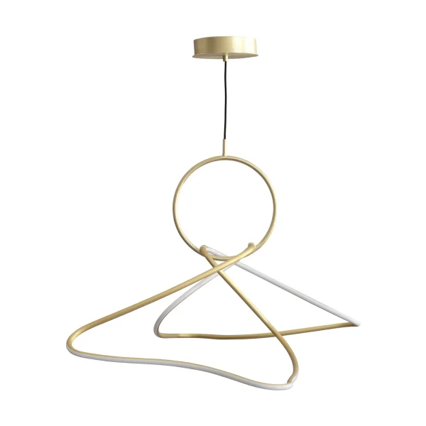 101 Copenhagen Kumo Chandelier Mini ceiling crown Brass