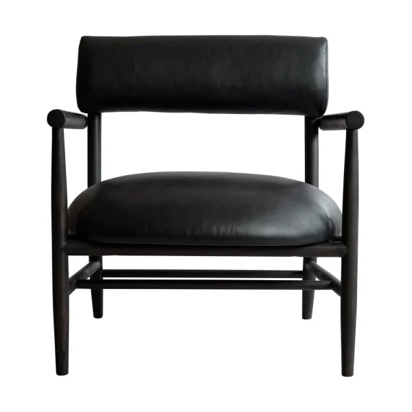 101 Copenhagen Nama lounge chair Aniline leather black
