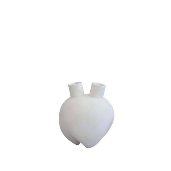 101 Copenhagen Sumo vase Horns Ø24 cm Bone white