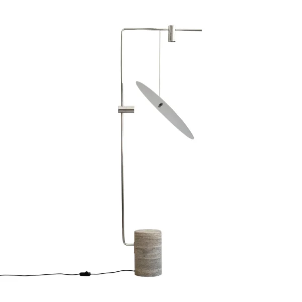 101 Copenhagen The Moon floor lamp Chrome