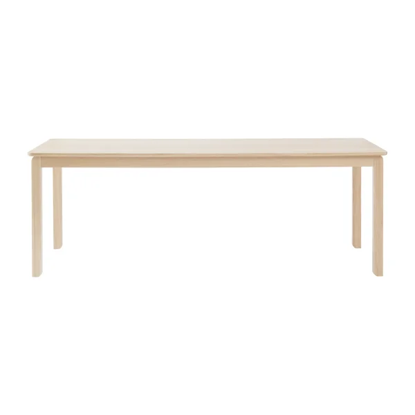 1898 Alfred dining table White pigmented oak, 90x220 cm