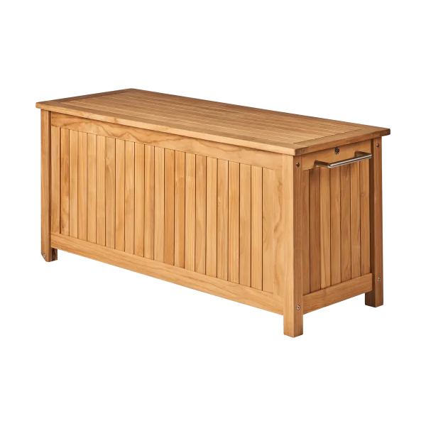 1898 Bjärknäs cushion box with wheels S 130x50x60 cm Teak