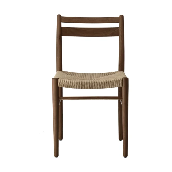 1898 Fridhem dining chair Smoked lacquered oak-natural woven