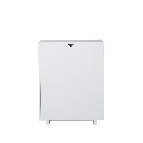 1898 Vidja low cabinet White lack