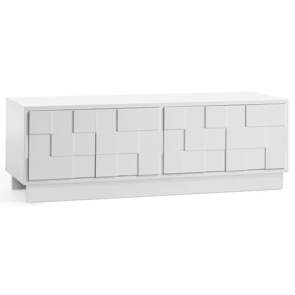 A2 Collect 2010 media bench White plinth