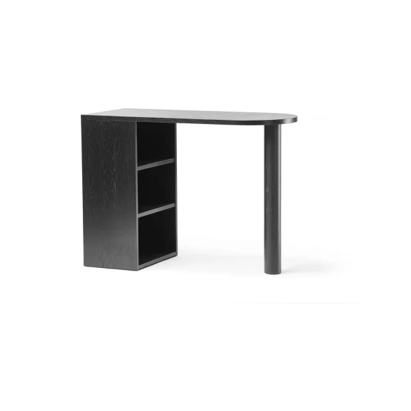 A2 Hub desk Black-stained oak, 100x73x43 cm