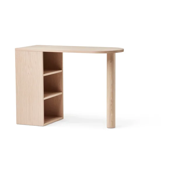 A2 Hub desk White-oiled oak, 100x73x43 cm