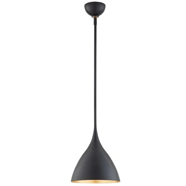 AERIN | Agnes Pendant Light Large | Matte Black / Gild