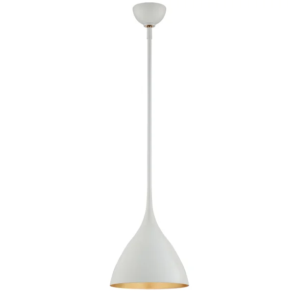 AERIN | Agnes Pendant Light Large | Plaster White / Gild