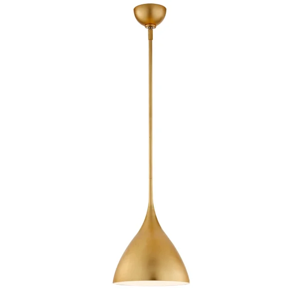 AERIN | Agnes Pendant Light Medium | Gild / White