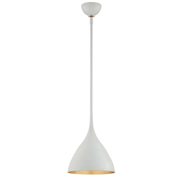 AERIN | Agnes Pendant Light Medium | Plaster White / Gild