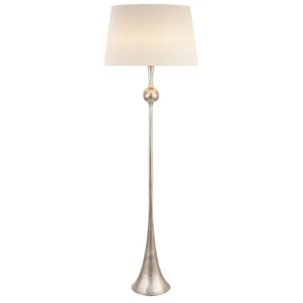 AERIN | Dover Floor Lamp | Burnished Silver Leaf