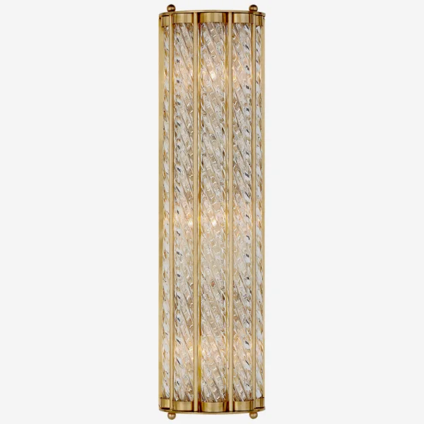 AERIN | Eaton Linear Wall Light | Antique Brass