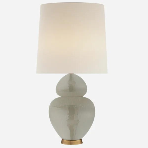 AERIN | Michelena Table Lamp | Shell Grey