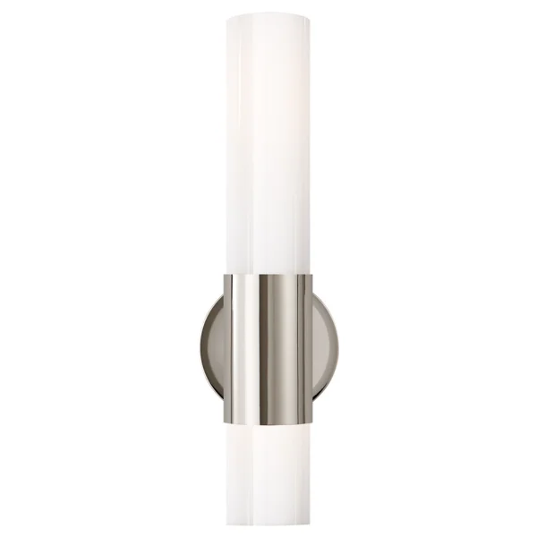 AERIN | Penz Cylindrical Wall Light | Polished Nickel