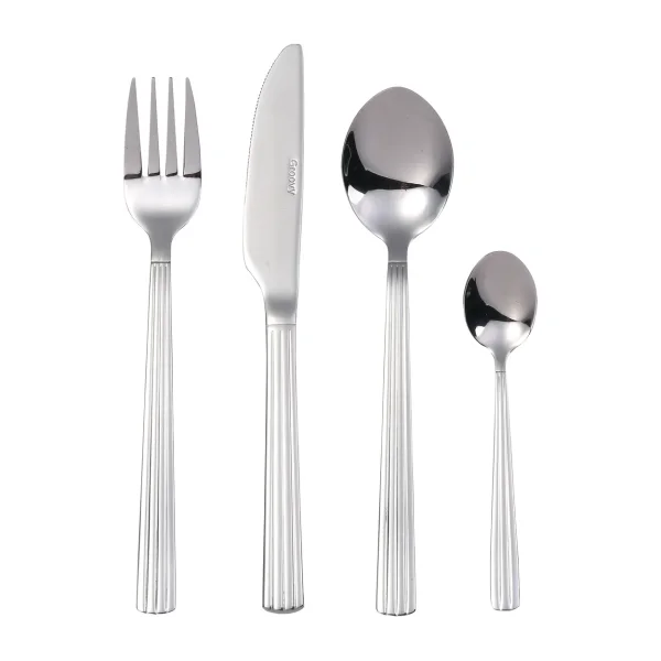 Aida Groovy cutlery 48 pieces