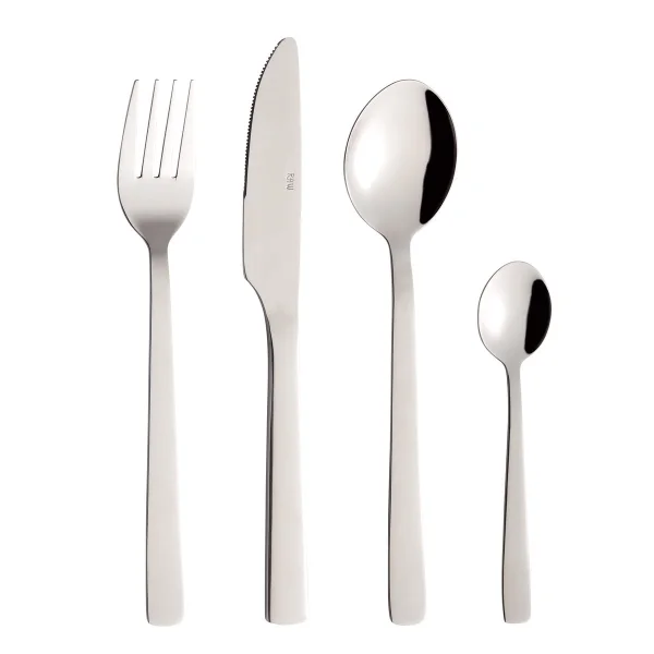 Aida Raw Cutlery set 48 pieces Gift Box Bright steel
