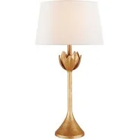 Alberto Table Lamp Gold, Light, Antique Gold Leaf - Andrew Martin