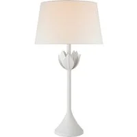 Alberto Table Lamp White, Light, Plaster White - Andrew Martin