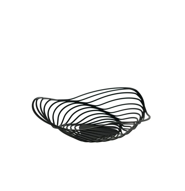 Alessi Trinity fruit basket 33 cm Black
