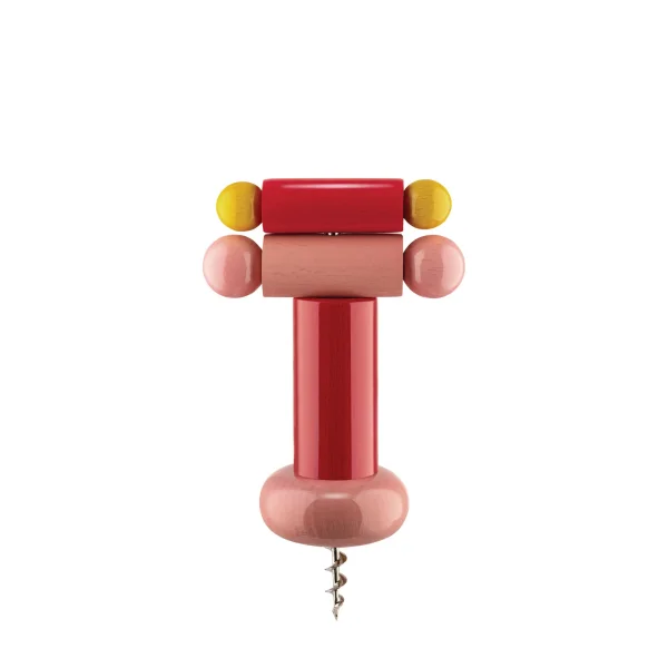 Alessi Twergi cork screw opener Red