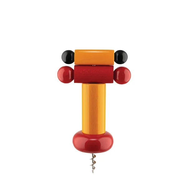 Alessi Twergi cork screw opener Yellow