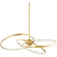 Alula Pendant Light, Light, Brass - Andrew Martin