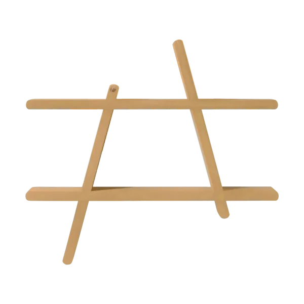 Andersen Furniture A-Shelf wall shelf Special Edition Brown beige M 52x9x46 cm