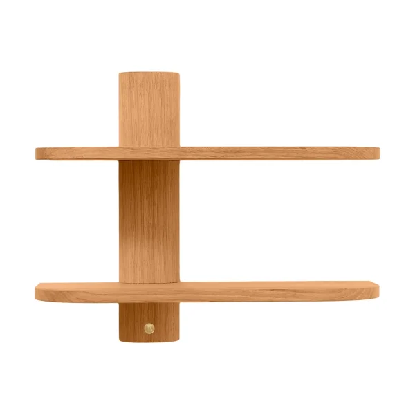 Andersen Furniture Bend wall shelf Oiled Natural Oak, 50x18x40 cm