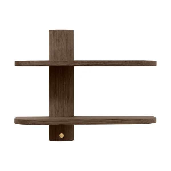Andersen Furniture Bend wall shelf Smoked Oiled Oak, 50x18x40 cm