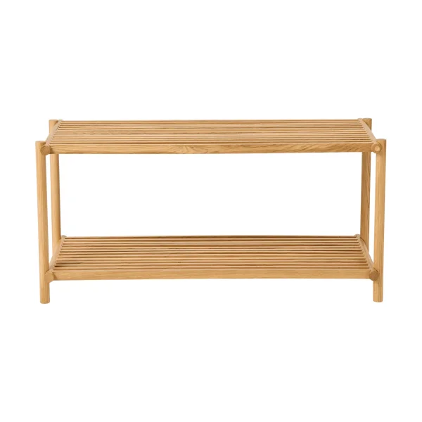 Andersen Furniture Column shoe rack Matt lacquered oak