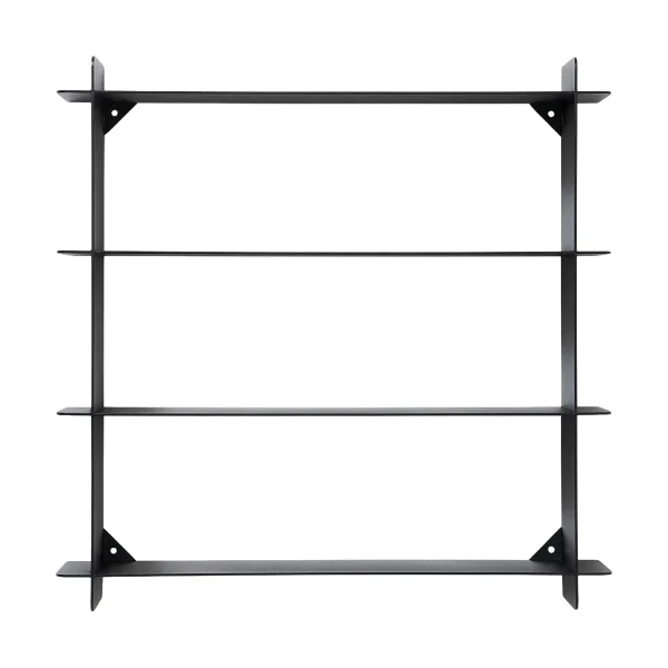 Andersen Furniture Division wall shelf Black steel, 45x45x10 cm