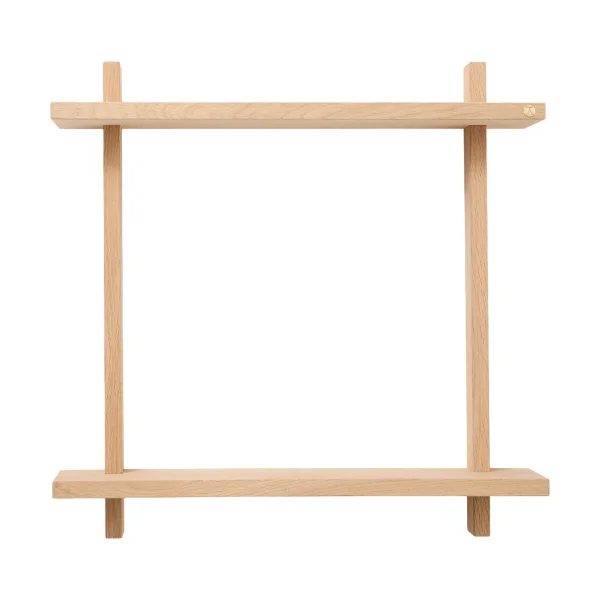 Andersen Furniture Treat double wall shelf Oak, 50x12x50 cm