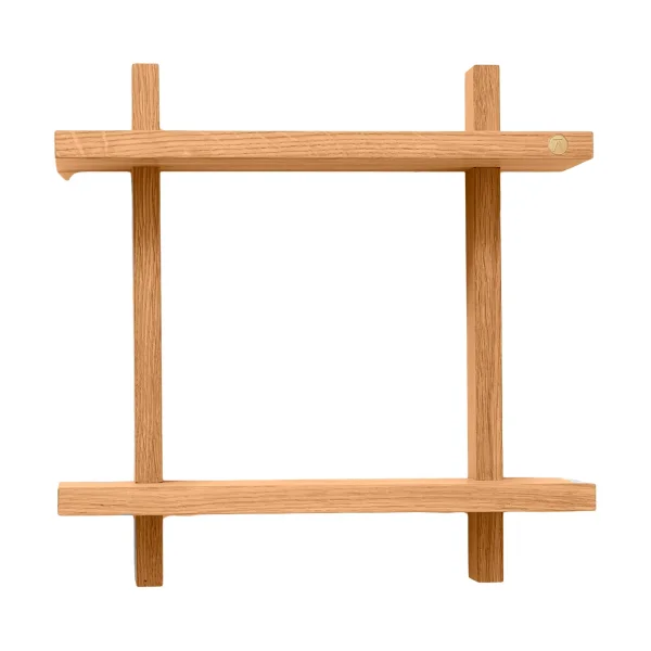 Andersen Furniture Treat double wall shelf Oiled Natural Oak, 34x12x34 cm