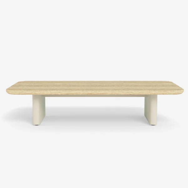 Andrew Martin | Caicos Outdoor Coffee Table | Bone
