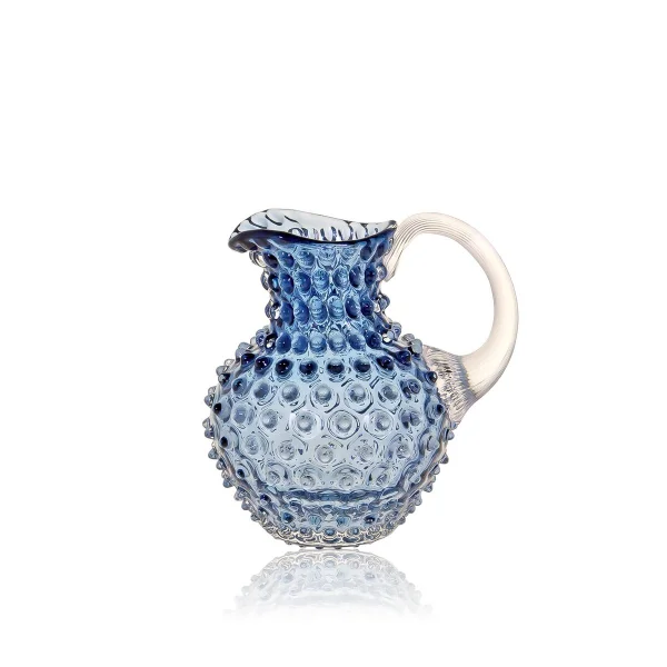 Anna Von Lipa Paris Hobnail jug 1 l Blue smoke
