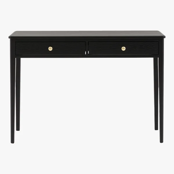 Ardena 2 Drawer Console Table in Black