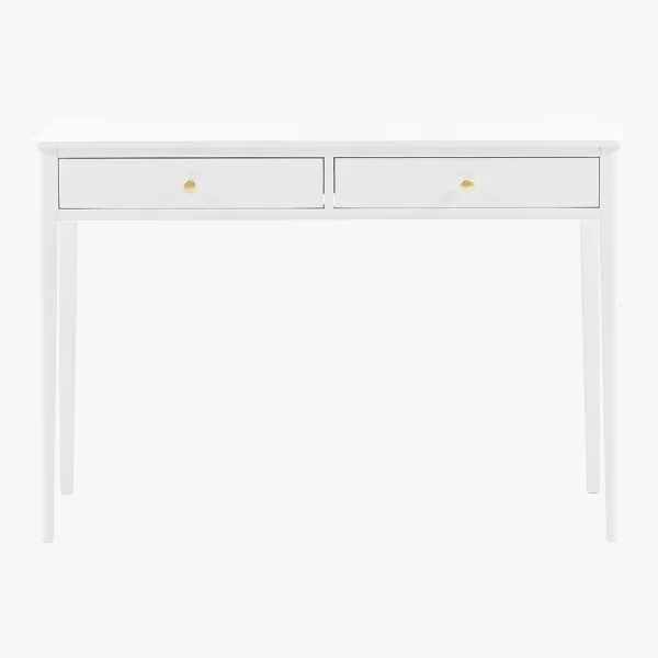 Ardena 2 Drawer Console Table in White