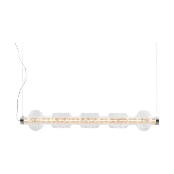 Artemide Alambicco horizontal pendant 5 glass domes