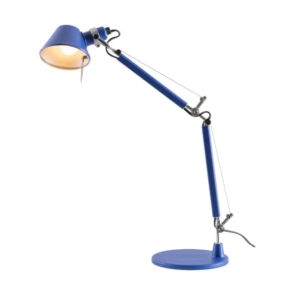 Artemide Tolomeo micro table lamp Blue Klein