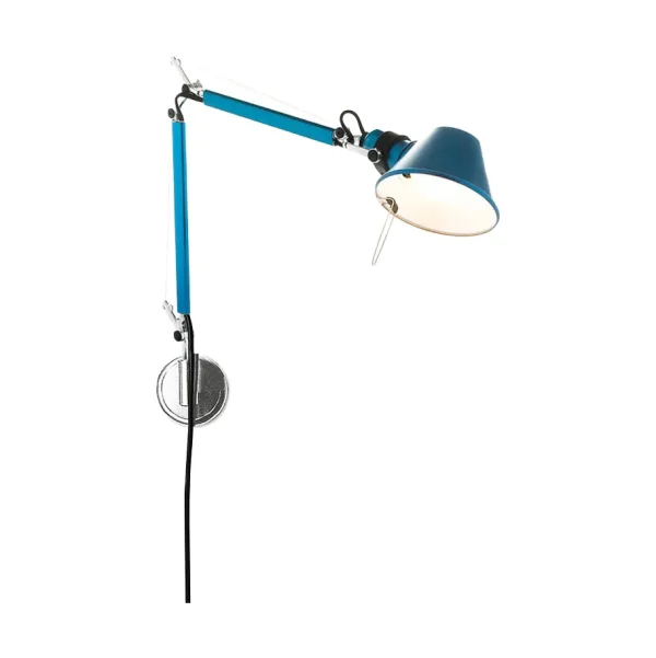 Artemide Tolomeo Micro wall lamp - Anodized blue Tolomeo Micro wall lamp - Anodized blue