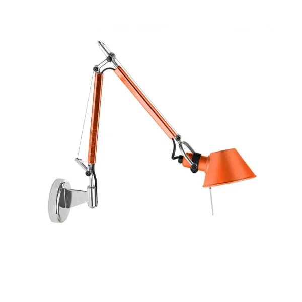 Artemide Tolomeo Micro wall lamp - Anodized orange Tolomeo Micro wall lamp - Anodized orange