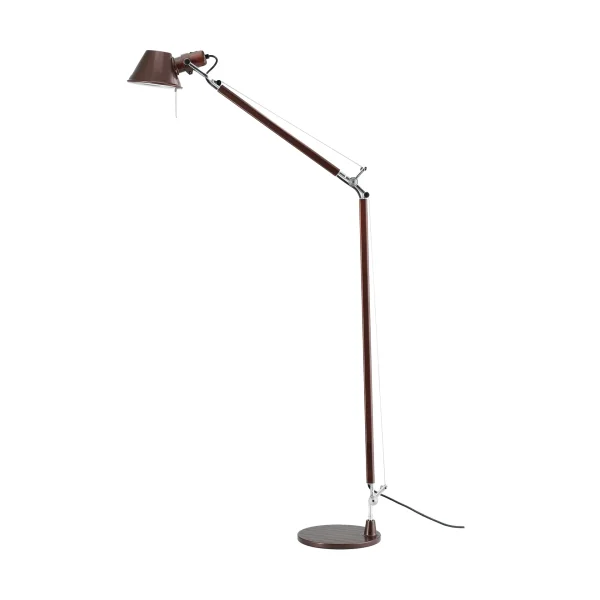 Artemide Tolomeo Reading floor lamp E27 special edition - Brown metallic