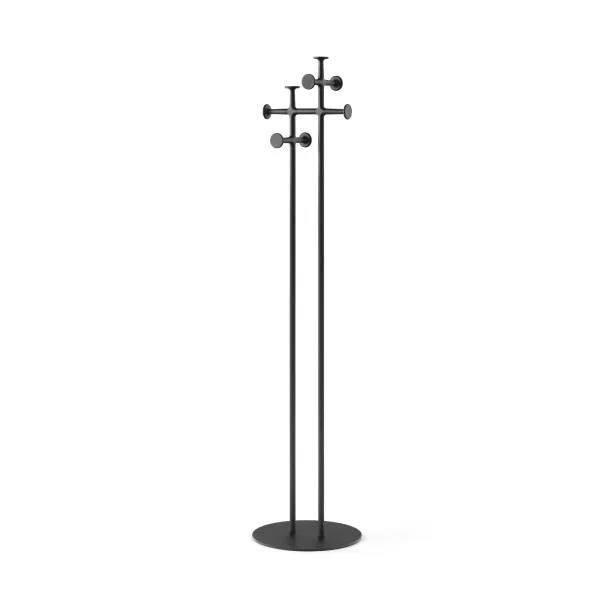 Audo Copenhagen Afteroom floor coat rack Black
