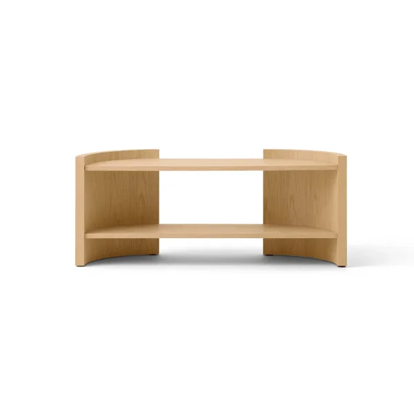 Audo Copenhagen Crescent shelf Untreated oak, 150x60 cm