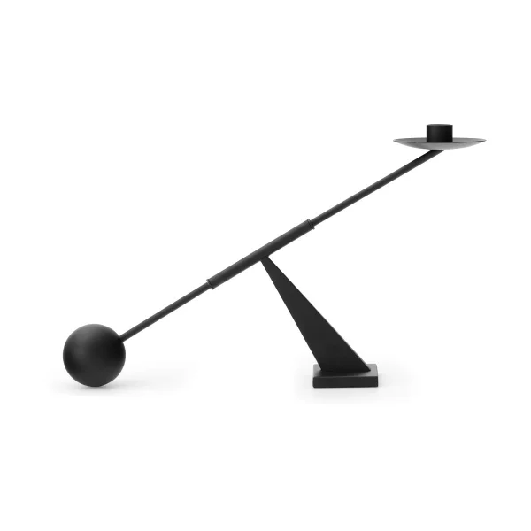 Audo Copenhagen Interconnect candlestick 42,5 cm Black